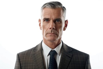 A well-dressed man in a suit and tie posing for a picture. Suitable for professional and business-related concepts