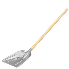 3D rendering illustration of a snow shovel