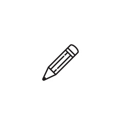 Pencil logo or icon design