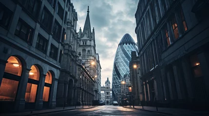 Fototapeten Skyscrapers in the City of London. © Fary