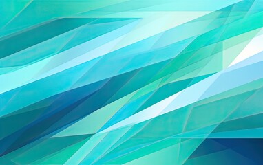Abstract geometric pattern background with green, blue and white lines