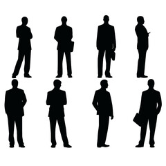 business people silhouette