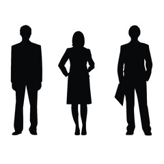 business people  silhouette