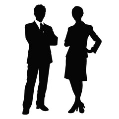 business people  silhouette
