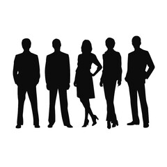 business people  silhouette
