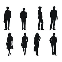 business people  silhouette