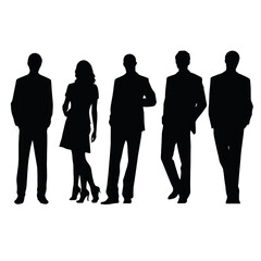 business people  silhouette