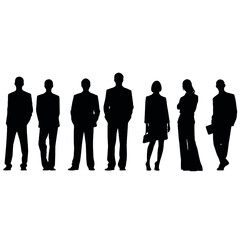 business people  silhouette