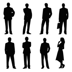 business people  silhouette