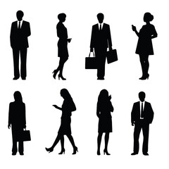 business people  silhouette