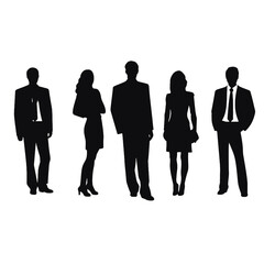 business people  silhouette