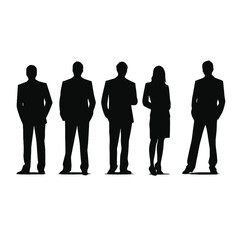 business people  silhouette