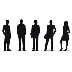 business people  silhouette