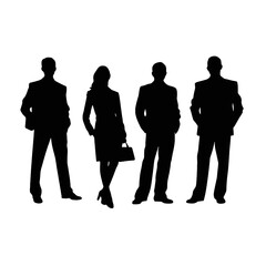 business people  silhouette