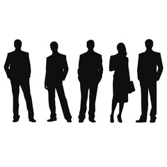 business people  silhouette