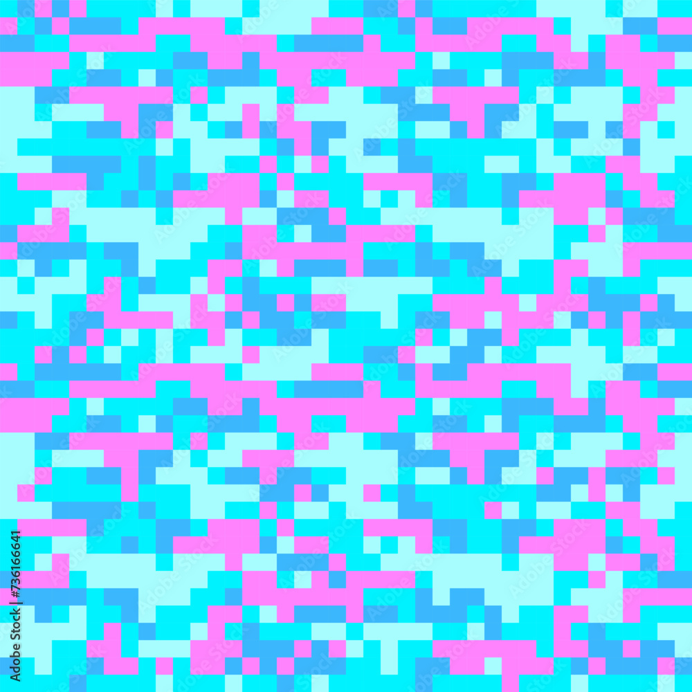 Poster trendy camouflage pattern for army. proxy camouflage military pattern