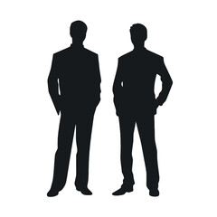 business people  silhouette