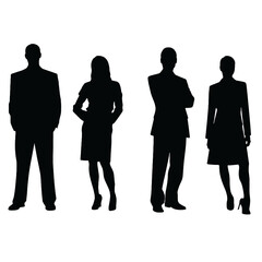 business people  silhouette