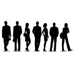 business people  silhouette