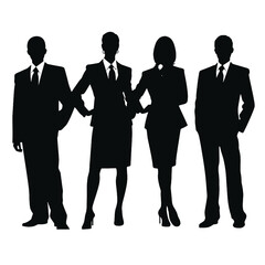 business people  silhouette