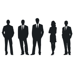 business people  silhouette