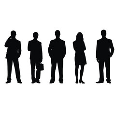 business people  silhouette