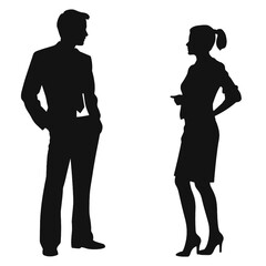 business people  silhouette