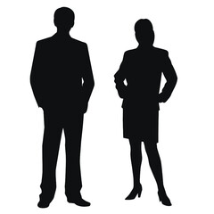 business people  silhouette