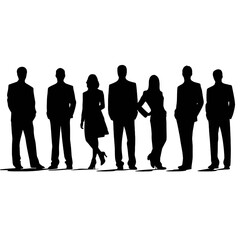 business people  silhouette