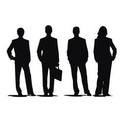 business people  silhouette