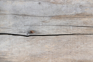 Old wooden texture for background that has natural cracks.