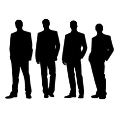 business people  silhouette