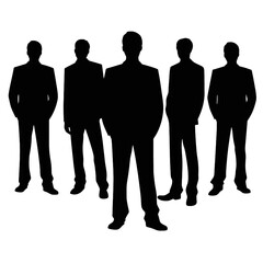 business people  silhouette