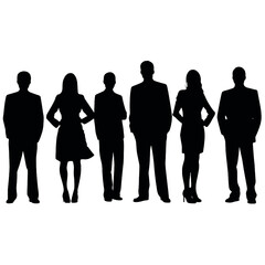 business people  silhouette