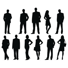 business people  silhouette