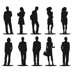 business people  silhouette