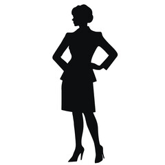 business people silhouette 