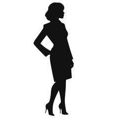 business people silhouette 