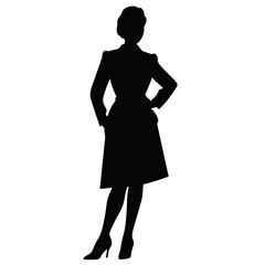business people silhouette 
