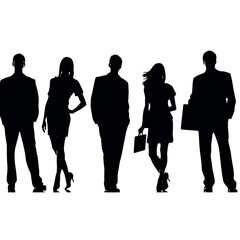 business people silhouette 