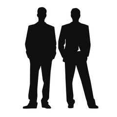 business people silhouette 