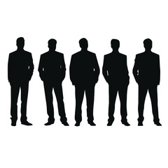 business people silhouette 