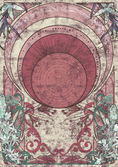 art nouveau background