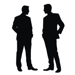 business people silhouette 
