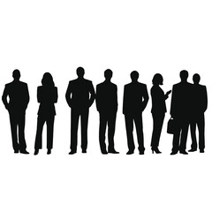 business people silhouette 