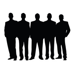 business people silhouette 