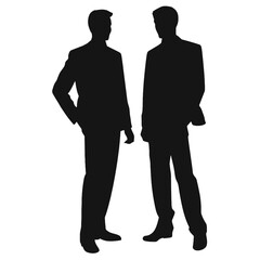 business people silhouette 