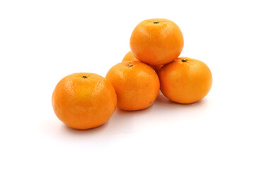 oranges isolated on white background
