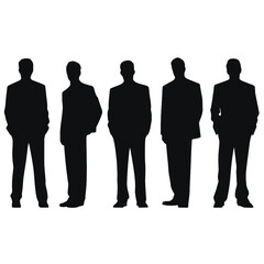business people silhouette 