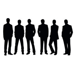 business people silhouette 